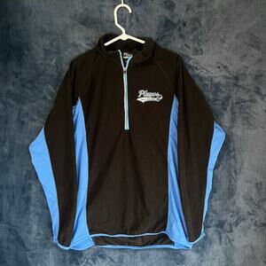 Vintage Players Champion Black Blue Soft Fleece Sweater Mens Size‎ XL